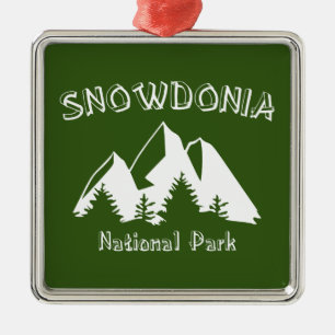 Snowdonia National Park Metalen Ornament