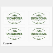 Snowdonia National Park Rechthoekige Sticker (Vel)
