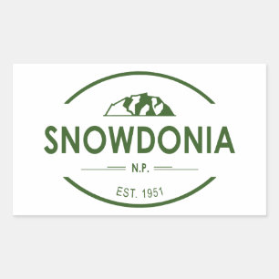 Snowdonia National Park Rechthoekige Sticker