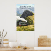 Snowdonia National Park Reisposter Poster (Keuken)