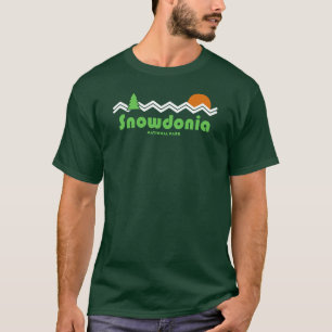 Snowdonia National Park Retro T-shirt