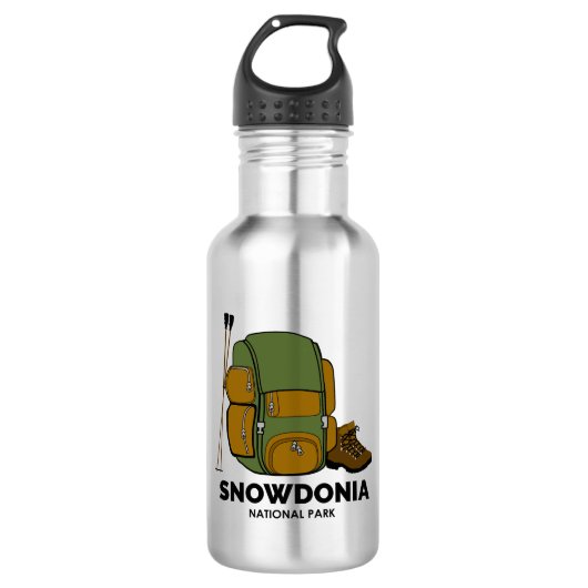 Snowdonia National Park rugzak Waterfles (Voorkant)