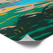 Snowdonia National Park Wales Lake Glaslyn Poster (Hoek)