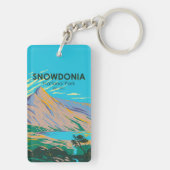 Snowdonia National Park Wales Lake Glaslyn  Sleutelhanger (achterkant)