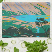 Snowdonia National Park Wales Lake Glaslyn  Theedoek (Gevouwen)