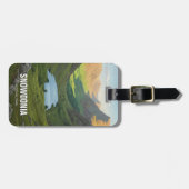 Snowdonia National Park Wales Reizen Bagagelabel (Voorkant horizontaal)