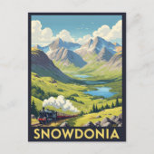 Snowdonia National Park Wales Reizen Briefkaart (Voorkant)