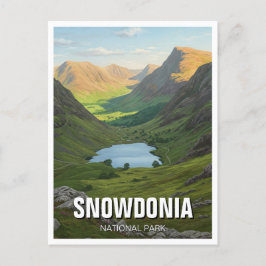 Snowdonia National Park Wales Reizen Briefkaart