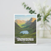 Snowdonia National Park Wales Reizen Briefkaart (Staand voorkant)