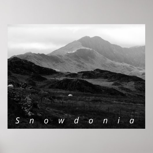 Snowdonia Poster (Voorkant)