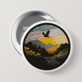 Snowdonia Ronde Button 7,6 Cm (Voorkant /achterkant)