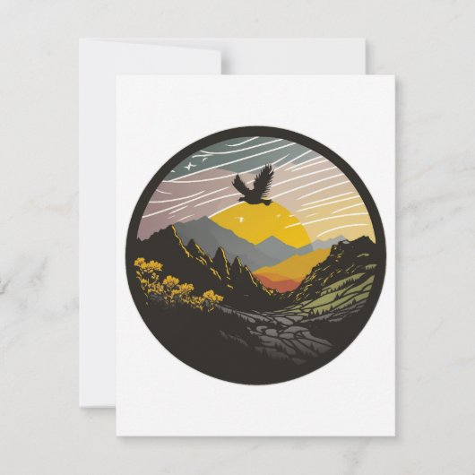 Snowdonia RSVP Kaartje (Voorkant)