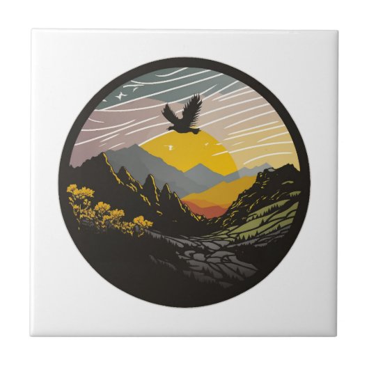 Snowdonia Tegeltje (Voorkant)