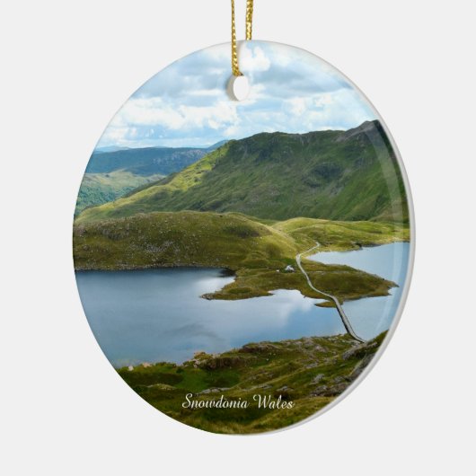 Snowdonia Wales. Keramisch Ornament (Links)