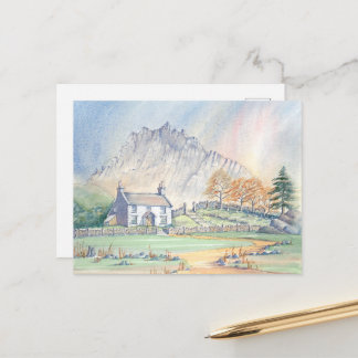 Snowdonia Welsh Mountain Landscape Briefkaart