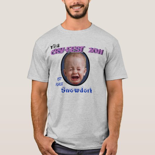 Snowdork Crybaby T-shirt (Voorkant)