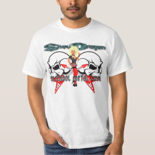 SnowDragon Old School Pin up T-shirt