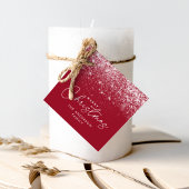 Snowdrift Cranberry Merry Kerstry Bedankjes Labels