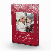 Snowdrift Merry kerstcadeautje Fotoblokken (Rechts)