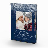 Snowdrift Merry Kerstmis Holiday Fotoblokken (Rechts)