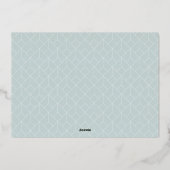 Snowdrop 4 Photo Collage Merry Kerstry Folie Feestdagenkaart (Achterkant)