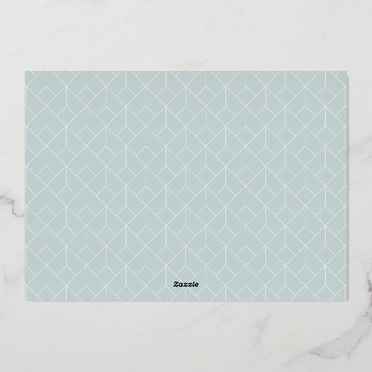 Snowdrop 4 Photo Collage Merry Kerstry Folie Feestdagenkaart (Achterkant)