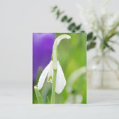 Snowdrop Briefkaart (Staand voorkant)
