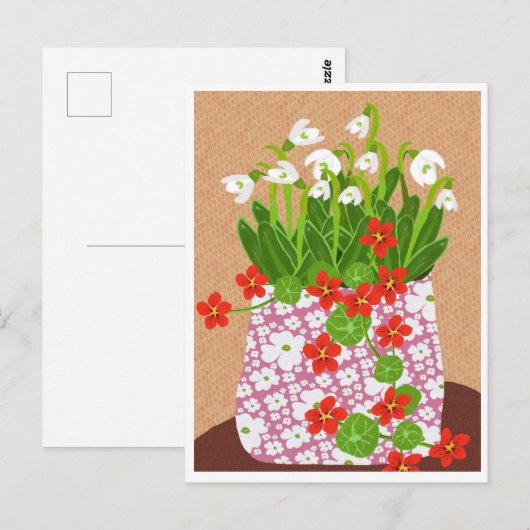 Snowdrop Briefkaart (Voorkant / Achterkant)
