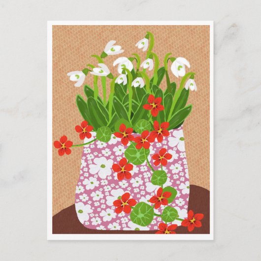 Snowdrop Briefkaart (Voorkant)