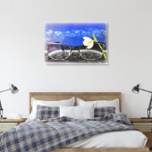 Snowdrop-brillen Canvas Afdruk (Insitu (Slaapkamer))