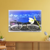 Snowdrop-brillen Canvas Afdruk (Insitu (Woonkamer))