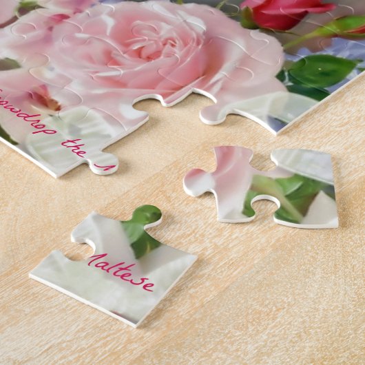 Snowdrop de Maltese Legpuzzel (Zijkant)