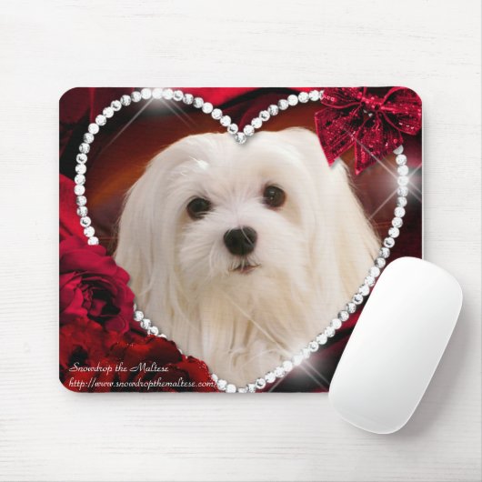 Snowdrop de Maltese Muismat (Met muis)