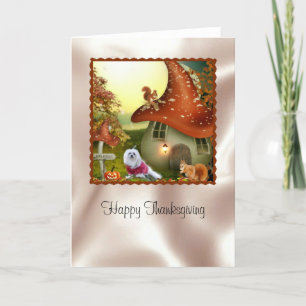 Snowdrop de Maltese Thanksgiving Card Feestdagen Kaart