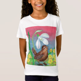 Snowdrop en broekvogel t-shirt