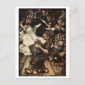 Snowdrop en de Dwarfs Briefkaart (Voorkant)