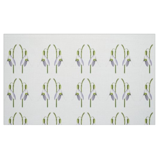 Snowdrop Fabric Pattern. Stof (Fat Quarter)