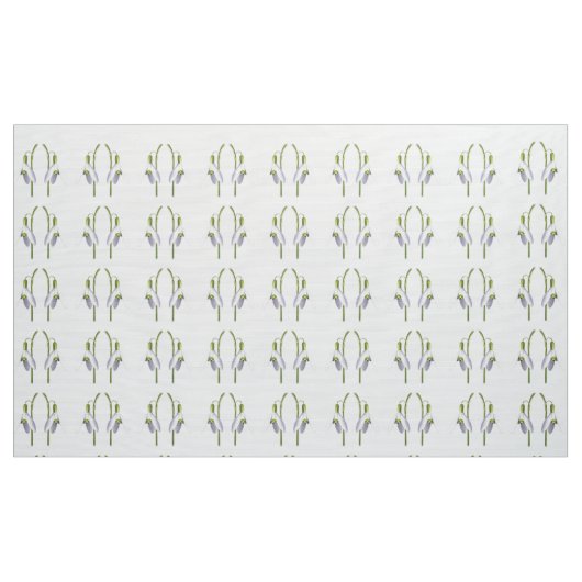 Snowdrop Fabric Pattern. Stof (Yard (91,4 cm))