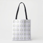 Snowdrop Fabric Pattern. Tote Bag (Voorkant)