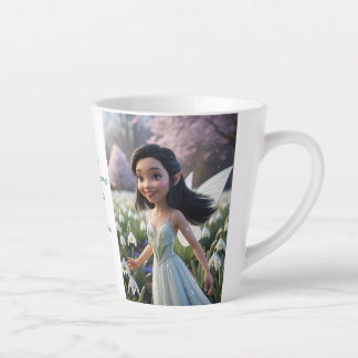 Snowdrop Fairy Latte Mok