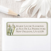  Snowdrop Flower Return-adreslabel Etiket (Insitu)