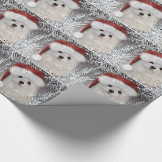 Snowdrop het Maltese kerstpak Cadeaupapier (Hoek)