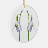 Snowdrop. Keramisch Ornament (Rechts)