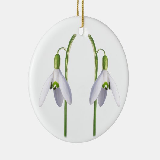 Snowdrop. Keramisch Ornament (Rechts)