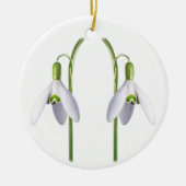 Snowdrop. Keramisch Ornament (Voorkant)