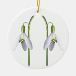 Snowdrop. Keramisch Ornament