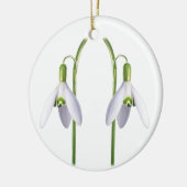 Snowdrop. Keramisch Ornament (Links)