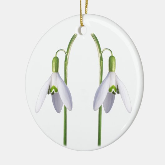 Snowdrop. Keramisch Ornament (Links)