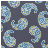 Snowdrop Paisley Stof (Close Up)