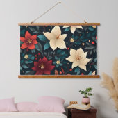 Snowdrop Starry Blooms Botanical Hangend Wandkleed (Slaapkamer)